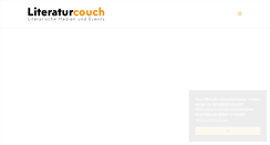 Desktop Screenshot of literatur-couch.de